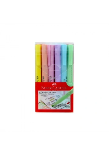FABER FOSFORLU KALEM 38 NEON 6 LI POŞET 50301577760