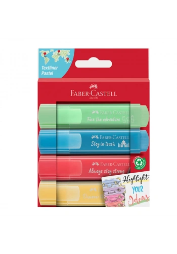 FABER FOSFORLU KALEM K 46 PASTEL RENK 4 LÜ 302546250