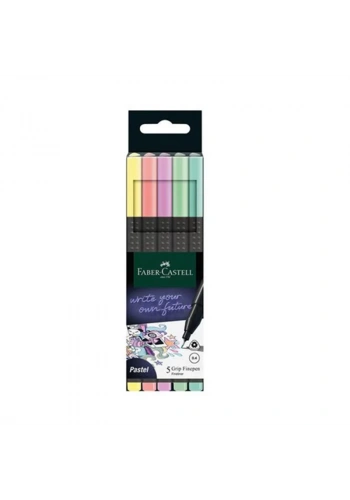 FABER GRIP FİNEPEN PASTEL 5 Lİ 20151602