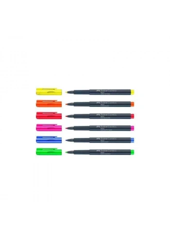 FABER METALİK MARKER NEON RENK 6 LI 401608060