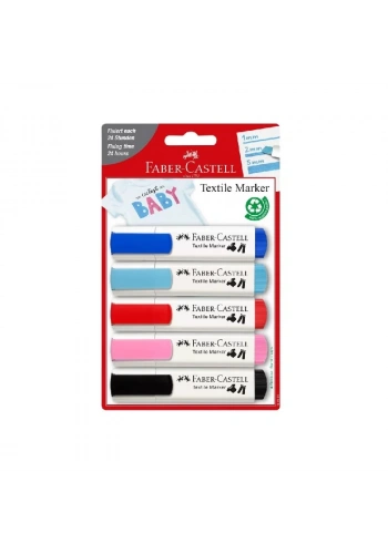 FABER TEKSTİL MARKÖRÜ PASTEL 5 Lİ 401595300