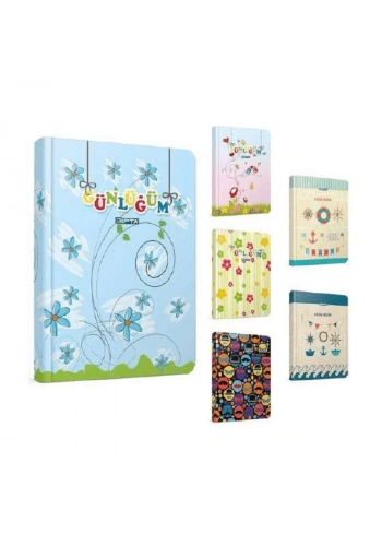 GIPTA 15x22 120 YP ÇİZGİLİ SERT KAPAK GÜNLÜK 1745