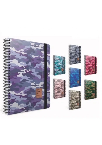 GIPTA BACKUP 17x24 120 YP KARELİ SERT KAPAK DEFTER 5094