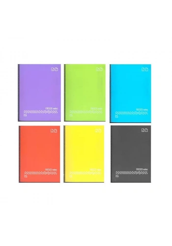 GIPTA FRESCO A4 144 YP ÇİZGİLİ SPR PP KAPAK DEFTER 4940