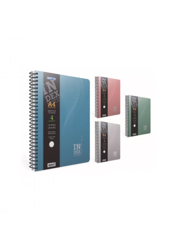 GIPTA INDEX 17x24 140 YP KARELİ SPR SERT KPK DEFTER 4626
