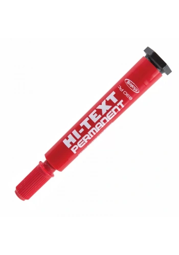 HI-TEXT 830 PC KIRMIZI KESİK UÇ KOLİ KALEMİ