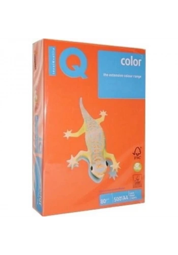IQ A4 YOĞUN TURUNCU FOTOKOPİ KAĞ.80 gr OR43
