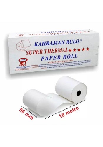 KAHRAMAN 56x18 TERMAL RULO 16 LI