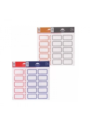 KESKİN 3 LÜ TEK RENK OKUL ETİKETİ 220890-91/99