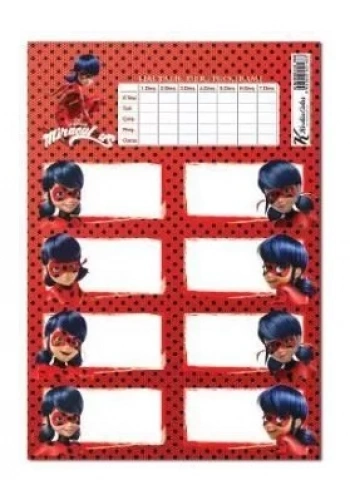 KESKİN LADY BUG DERS PROGRAMLI 3 LÜ ETİK.220130-84