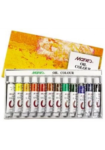 MARİES YAĞLI BOYA 12 Lİ TÜP E1381B  MRMAR0001