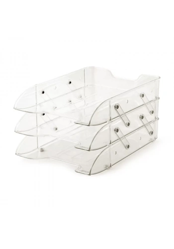 MAS 1803 MAFSALLI 3 LÜ EVRAK RAFI PLASTİK (ÖZEL FİYAT)