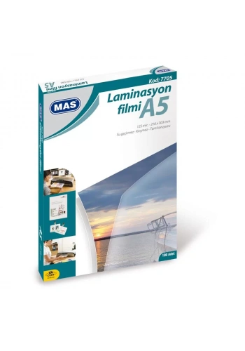 MAS 7705 A5 LAMİNASYON KAPLAMA 125mic.(ÖZEL FİYAT)