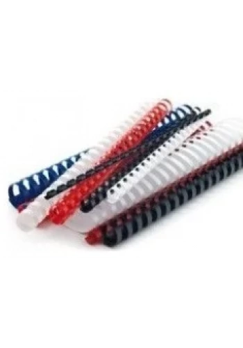 MAS 8100 PLASTİK SPİRAL 6 MM KIRMIZI 100 LÜ