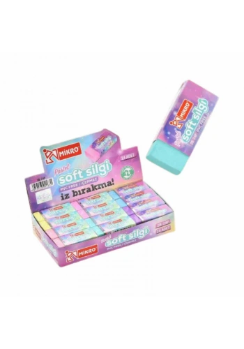MİKRO 2B-24P PASTEL RENK SİLGİ 24 LÜ
