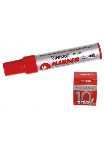 MİKRO 6010 KIRMIZI 10mm JUMBO MARKER