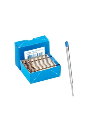 MİKRO PARKER TİPİ MAVİ KALEM YEDEĞİ METAL AHP-98A