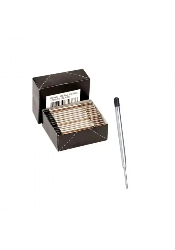 MİKRO PARKER TİPİ SİYAH KALEM YEDEĞİ METAL AHP-98A