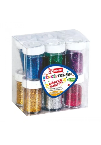 MİKRO TOZ SİM TUZLUK KARIŞIK RENK GG 12-08