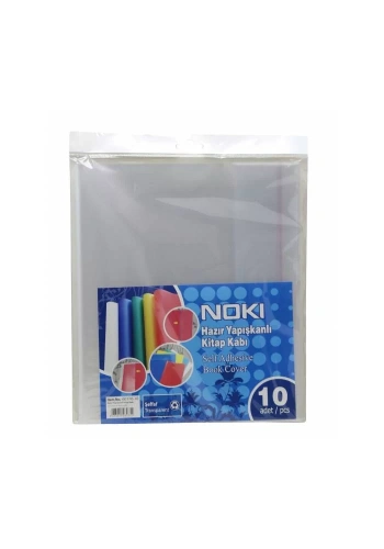 NOKİ HAZIR KİTAP KABI ŞEFFAF 10 LU  60170-10