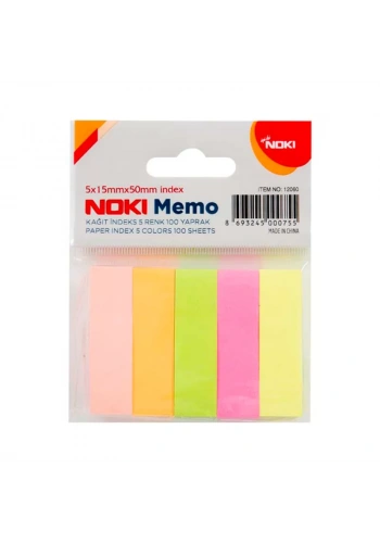 NOKİ MEMO KAĞIT İNDEX AYRAÇ 5X15x50MM 500 LÜ 12060