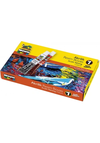 NOVA COLOR 7 RENK AKRİLİK BOYA TÜP 7 gr NC-288