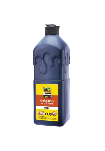 NOVA COLOR AKRİLİK BOYA SİYAH 1 KG. NC-226