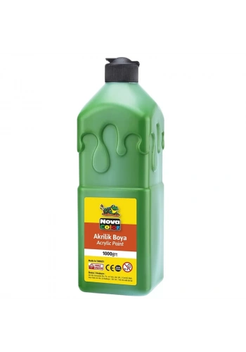 NOVA COLOR AKRİLİK BOYA YEŞİL 1 KG. NC-224