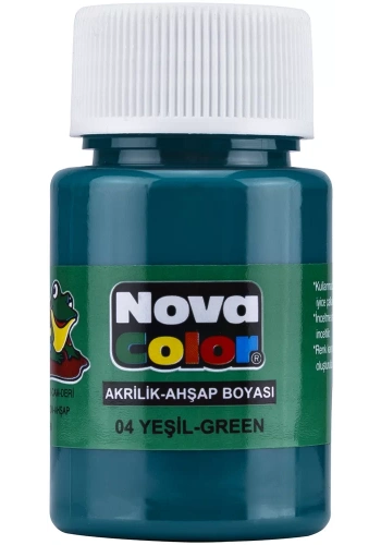 NOVA COLOR AKRİLİK BOYA YEŞİL ŞİŞE NC-172
