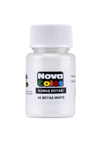 NOVA COLOR KUMAŞ BOYASI BEYAZ NC-163