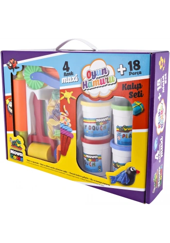 NOVA COLOR OYUN HAMURLU KALIP SETİ NC-851