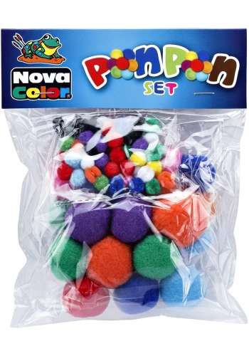 NOVA COLOR PONPON SET NC-350