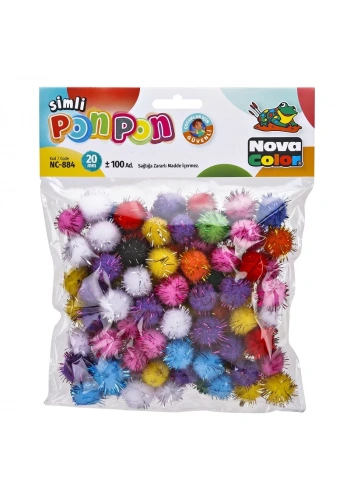 NOVA COLOR PONPON SİMLİ 20 mm NC-884