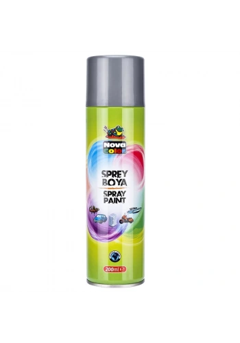 NOVA COLOR SPREY BOYA GÜMÜŞ NC-812
