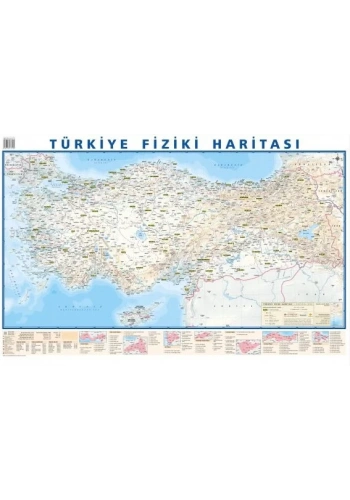 ODAK 50x70 TÜRKİYE SİYASİ-FİZİKİ HARİTASI