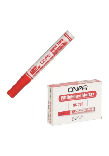 ONAS NS-703 KIRMIZI TAHTA KALEMİ