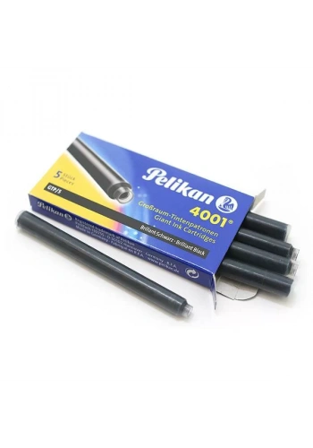 PELİKAN DOLMA KALEM TÜPÜ DEV 5 Lİ SİYAH 310615