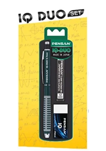 PENSAN IQ DUO SET 07 KARIŞIK RENKLİ SİLGİ+MİN 4008