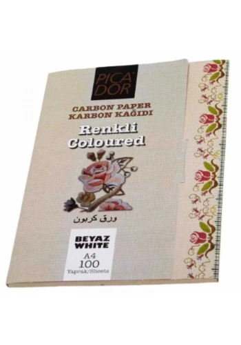 PİCADOR A4 BEYAZ KARBON KAĞIDI KK 004