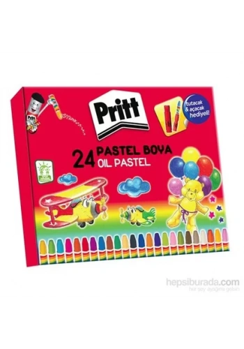 PRİTT 24 RENK PASTEL KARTON KUTU 1307853
