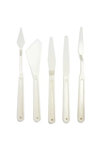RICH 11248 5 Lİ PLASTİK SPATUL SET BEYAZ 01343