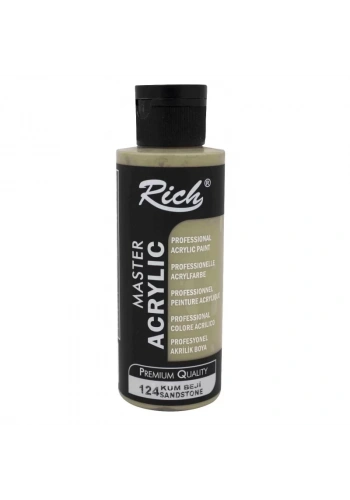 RICH AKRİLİK BOYA 124 KUM BEJİ 120 cc