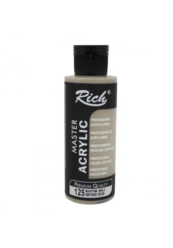 RICH AKRİLİK BOYA 125 ANTİK BEJ 120 cc