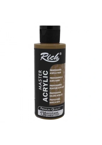 RICH AKRİLİK BOYA 130 KESTANE 120 cc