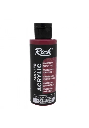 RICH AKRİLİK BOYA 151 KAN KIRMIZI 120 cc