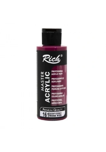 RICH AKRİLİK BOYA 161 ŞARAP KIRMIZI 120 cc