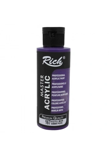 RICH AKRİLİK BOYA 167 KOYU MOR 120 cc