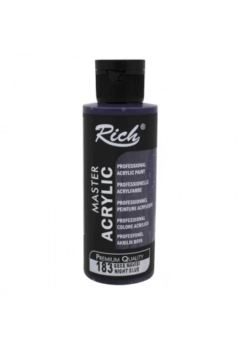 RICH AKRİLİK BOYA 183 GECE MAVİSİ 120 cc