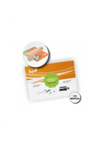 SARFF 78x102 LAMİNASYON KAPLAMA 125 mic 100 LÜ 15309019