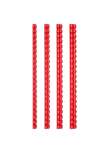 SARFF 8 mm DELUX KIRMIZI PLASTİK SPİRAL 100 LÜ 15312014